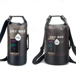 Outdoor Dry Bag Beach Bag Waterproof Bucket Bag Transparent PVC Waterproof Bucket Bag Drifting Waterproof Bag Swimming Bag