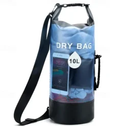 Outdoor Dry Bag Beach Bag Waterproof Bucket Bag Transparent PVC Waterproof Bucket Bag Drifting Waterproof Bag Swimming Bag