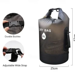 Outdoor Dry Bag Beach Bag Waterproof Bucket Bag Transparent PVC Waterproof Bucket Bag Drifting Waterproof Bag Swimming Bag