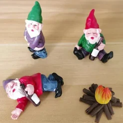 Outdoor Landscape Ornaments, Personality Garden Ornaments, Elf Resin Crafts
