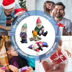 Outdoor Landscape Ornaments, Personality Garden Ornaments, Elf Resin Crafts