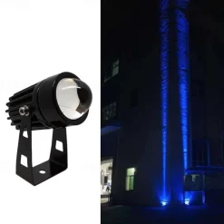 Outdoor LED Spotlight 5W Landscape Lighting 220V Red Green Blue RGB Wall light IP66 Waterproof one beam lights