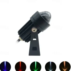 Outdoor LED Spotlight 5W Landscape Lighting 220V Red Green Blue RGB Wall light IP66 Waterproof one beam lights