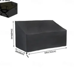 Outdoor 1/2/3/4-Seater Bench Cover, Patio Chair Covers, Lounge Deep Seat Cover, Waterproof Outdoor Lawn Patio Furniture Covers, Heavy Duty Waterproof UV Resistant Anti-Fading