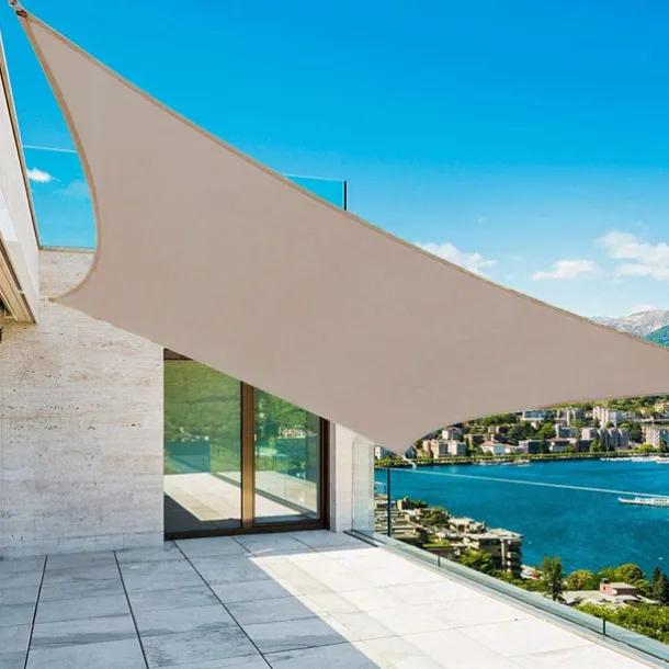 Outdoor Shade Sail Spot Thickened Polyester Oxford Cloth Waterproof Quadrilateral Sail Uv-Resistant Canopy Awning