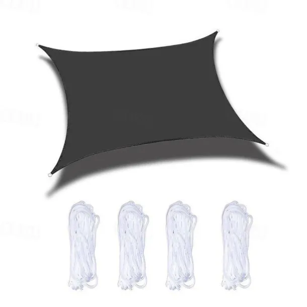 Outdoor Shade Sail Spot Thickened Polyester Oxford Cloth Waterproof Quadrilateral Sail Uv-Resistant Canopy Awning