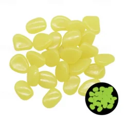 1pack Glow in the Dark Garden Pebbles For Sidewalk Garden Terrace Lawn Garden Patio Fish Tank Aquarium Decoration Glow Stone