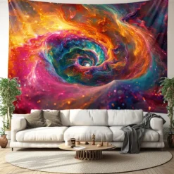 Painting Galaxy Hanging Tapestry Wall Art Large Tapestry Mural Decor Photograph Backdrop Blanket Curtain Home Bedroom Living Room Decoration