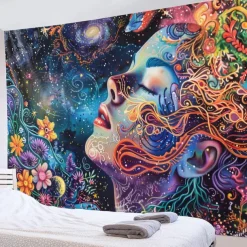 Painting Galaxy Hanging Tapestry Wall Art Large Tapestry Mural Decor Photograph Backdrop Blanket Curtain Home Bedroom Living Room Decoration