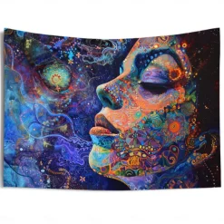 Painting Galaxy Hanging Tapestry Wall Art Large Tapestry Mural Decor Photograph Backdrop Blanket Curtain Home Bedroom Living Room Decoration