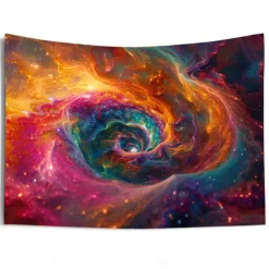Painting Galaxy Hanging Tapestry Wall Art Large Tapestry Mural Decor Photograph Backdrop Blanket Curtain Home Bedroom Living Room Decoration