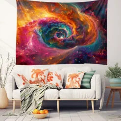 Painting Galaxy Hanging Tapestry Wall Art Large Tapestry Mural Decor Photograph Backdrop Blanket Curtain Home Bedroom Living Room Decoration