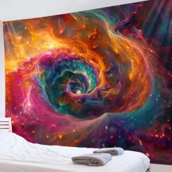 Painting Galaxy Hanging Tapestry Wall Art Large Tapestry Mural Decor Photograph Backdrop Blanket Curtain Home Bedroom Living Room Decoration
