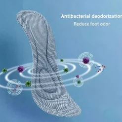 1pair 5D Memory Foam Orthopedic Insole, Men's Shoes Women's Nano Antibacterial Deodorant Insole Sweat Absorption Running Pad Massage Sports Insole Foot Orthopedic Sole Running Accessories