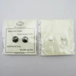 1pair Weight Loss Slimming Magnetic Stone Therapy Slimming Health Care Power Clip Earrings Fashion Jewelry Magnet Earrings for Women Men