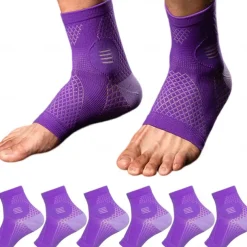3Pairs Neuropathy Socks - Soothe Relief Compression Socks 20-30 mmHg - Comprex Ankle Sleeves for Arch Support, Achilles Tendonitis, and Foot Pain Relief