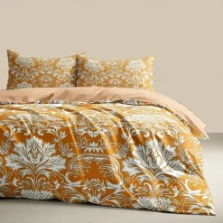 Paisley Floral Style 3-Piece Bedding Set Elegant and Soft Duvet Cover Set with Pillowcases Perfect for Adding a Touch of Sophistication and Comfort to Your Bedroom Decor