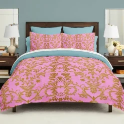 Paisley Floral Style 3-Piece Bedding Set Elegant and Soft Duvet Cover Set with Pillowcases Perfect for Adding a Touch of Sophistication and Comfort to Your Bedroom Decor