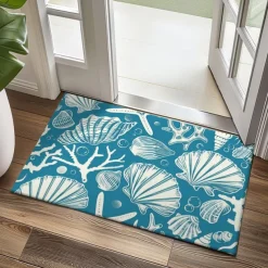 Palm Trees Doormat Kitchen Mat Floor Mat Non-Slip Area Rug Oil Proof Rug Indoor Outdoor Mat Bedroom Decor Bathroom Mat Entrance Rug