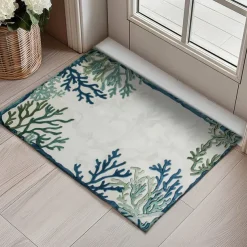 Palm Trees Doormat Kitchen Mat Floor Mat Non-Slip Area Rug Oil Proof Rug Indoor Outdoor Mat Bedroom Decor Bathroom Mat Entrance Rug