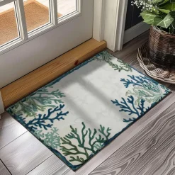 Palm Trees Doormat Kitchen Mat Floor Mat Non-Slip Area Rug Oil Proof Rug Indoor Outdoor Mat Bedroom Decor Bathroom Mat Entrance Rug