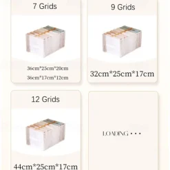 Pants Storage Box, Foldable Clothing Organizer, Wardrobe Clothes Finishing Box, Jeans Divided Sorting Box, Drawer Clothes Storage Box