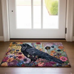 Papercut Parrots Doormat Kitchen Mat Floor Mat Non-Slip Area Rug Oil Proof Rug Indoor Outdoor Mat Bedroom Decor Bathroom Mat Entrance Rug