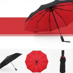Parasol Umbrella for the Sun Sunshade All-automatic Anti-Wind Double Layer Commercial Umbrella, Diameter105cm/41.33in
