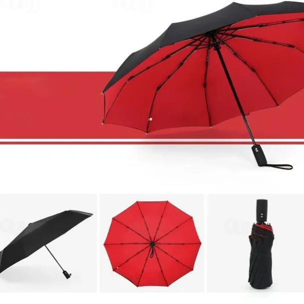 Parasol Umbrella for the Sun Sunshade All-automatic Anti-Wind Double Layer Commercial Umbrella, Diameter105cm/41.33in