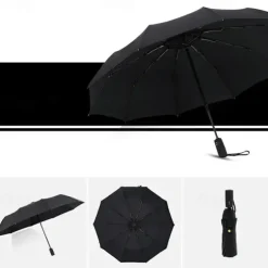 Parasol Umbrella for the Sun Sunshade All-automatic Anti-Wind Double Layer Commercial Umbrella, Diameter105cm/41.33in