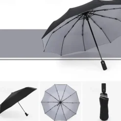 Parasol Umbrella for the Sun Sunshade All-automatic Anti-Wind Double Layer Commercial Umbrella, Diameter105cm/41.33in