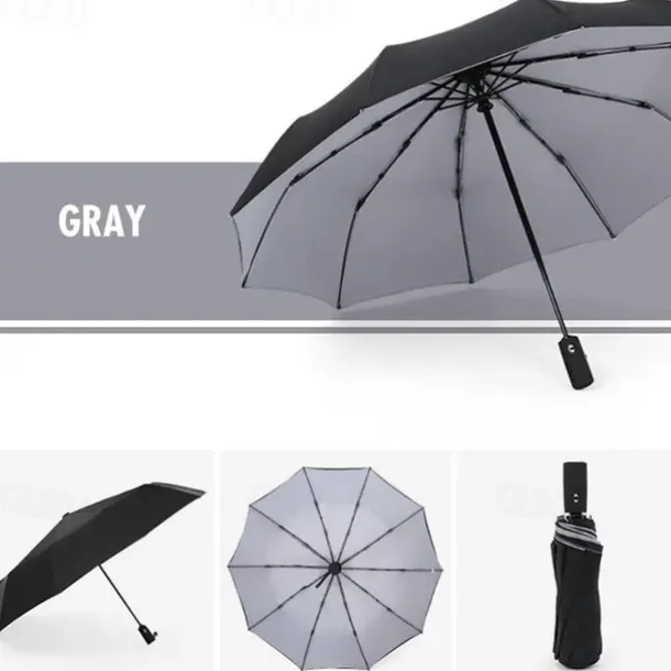 Parasol Umbrella for the Sun Sunshade All-automatic Anti-Wind Double Layer Commercial Umbrella, Diameter105cm/41.33in