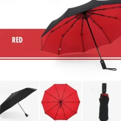 Parasol Umbrella for the Sun Sunshade All-automatic Anti-Wind Double Layer Commercial Umbrella, Diameter105cm/41.33in