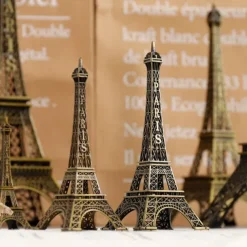 Paris Eiffel Tower Statue Cake Topper Paris Eiffel Tower Centerpiece Mini Statue Decor Figurine Table Tower Eiffel Home Decoration for Party