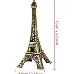 Paris Eiffel Tower Statue Cake Topper Paris Eiffel Tower Centerpiece Mini Statue Decor Figurine Table Tower Eiffel Home Decoration for Party