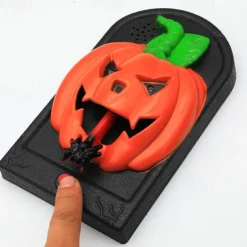 Party Door Bell Superhero Birthday Party Halloween Doorbell Decoration Halloween Decoration Halloween Party Doorbells Halloween Pumpkin Doorbell Plastic White Creepy Front Door