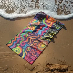 Patchwork Floral Beach Towel,Beach Towels for Travel, Quick Dry Towel for Swimmers Sand Proof Beach Towels for Women Men Girls Kids, Cool Pool Towels Beach Accessories Absorbent Towel