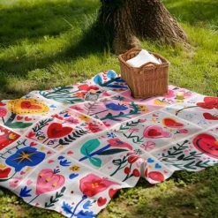 Patchwork Heart Pattern Throws Blanket Flannel Throw Blankets Warm All Seasons Gifts Big Blanket