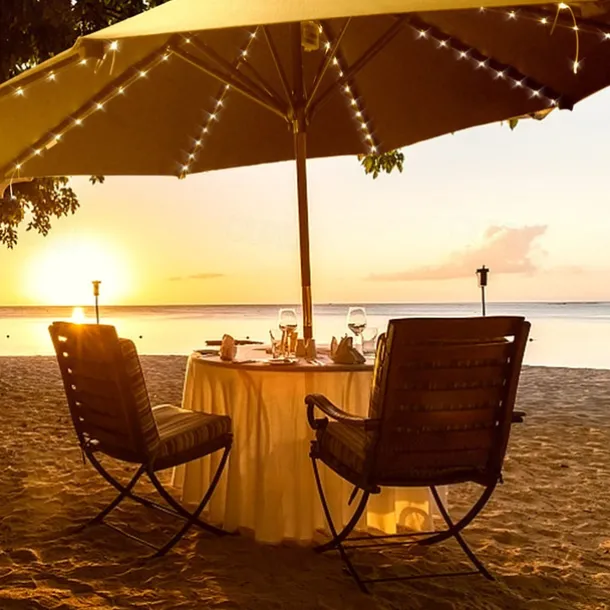 Patio Umbrella Lights Solar Powered 104 LEDs Cordless Outdoor Lighting for Patio Backyard Umbrella Outdoor Garden Decor