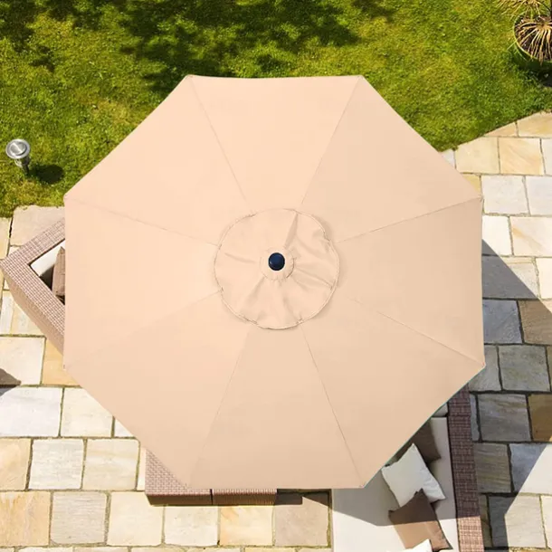 Patio Umbrella Outdoor Umbrella Patio Market Table Umbrellas with Push Button Tilt, Crank for Lawn, Garden, Deck, Backyard & Pool(Only The Umbrella Surface)