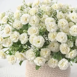 1pc 20 Heads Artificial Flowers Fake Hydrangeas For Home Furnishings