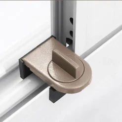 1pc Aluminum Alloy Sliding Door & Window Lock, With Anti-pinch, Anti-theft, Anti-fall Function & Safety Lock