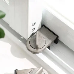 1pc Aluminum Alloy Sliding Door & Window Lock, With Anti-pinch, Anti-theft, Anti-fall Function & Safety Lock