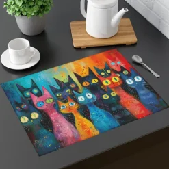 1PC Animal Pattern Placemat Table Mat 12x18 Inch Table Mats for Party Kitchen Dining Decoration