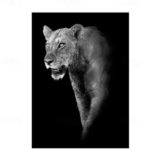 1pc Animal Wall Art Canvas Giraffe Elephant Posters And Prints Modern Wall Art Picture For Living Room No Frame