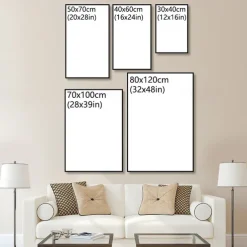 1pc Animal Wall Art Canvas Giraffe Elephant Posters And Prints Modern Wall Art Picture For Living Room No Frame