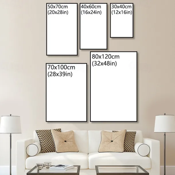 1pc Animal Wall Art Canvas Giraffe Elephant Posters And Prints Modern Wall Art Picture For Living Room No Frame