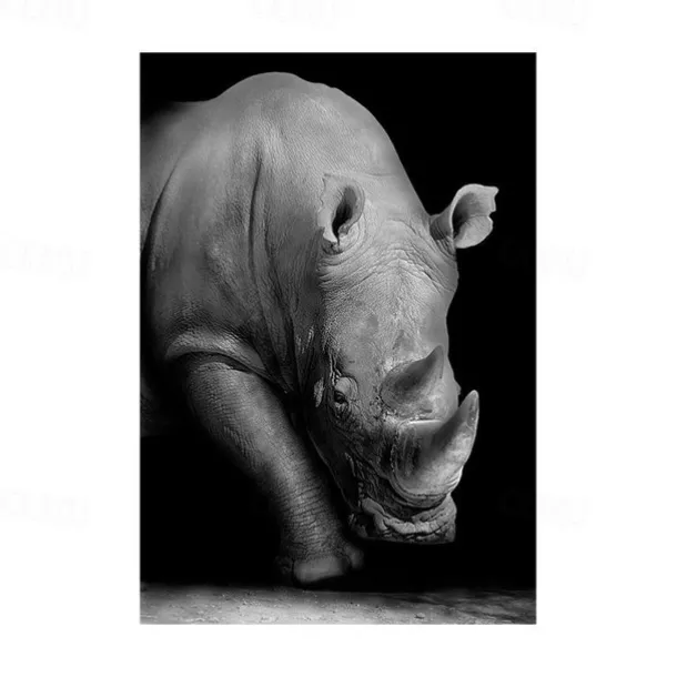 1pc Animal Wall Art Canvas Giraffe Elephant Posters And Prints Modern Wall Art Picture For Living Room No Frame