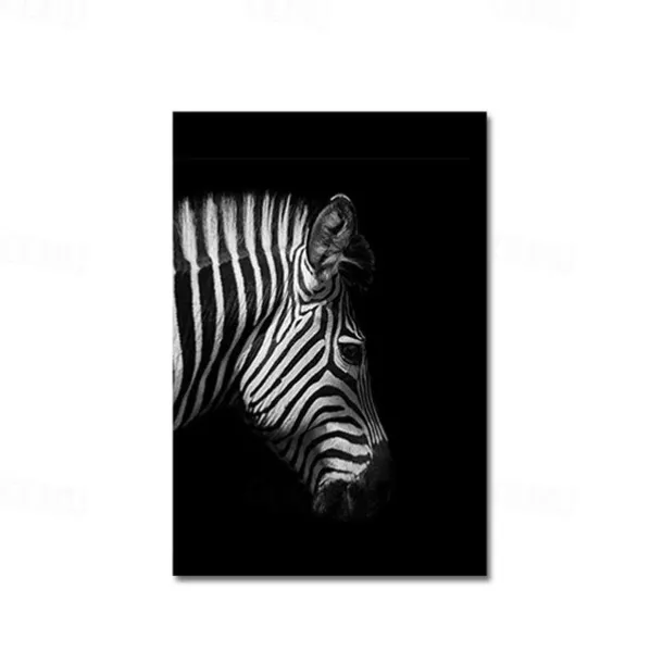 1pc Animal Wall Art Canvas Giraffe Elephant Posters And Prints Modern Wall Art Picture For Living Room No Frame