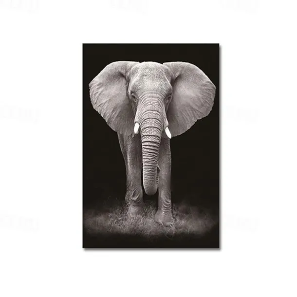 1pc Animal Wall Art Canvas Giraffe Elephant Posters And Prints Modern Wall Art Picture For Living Room No Frame
